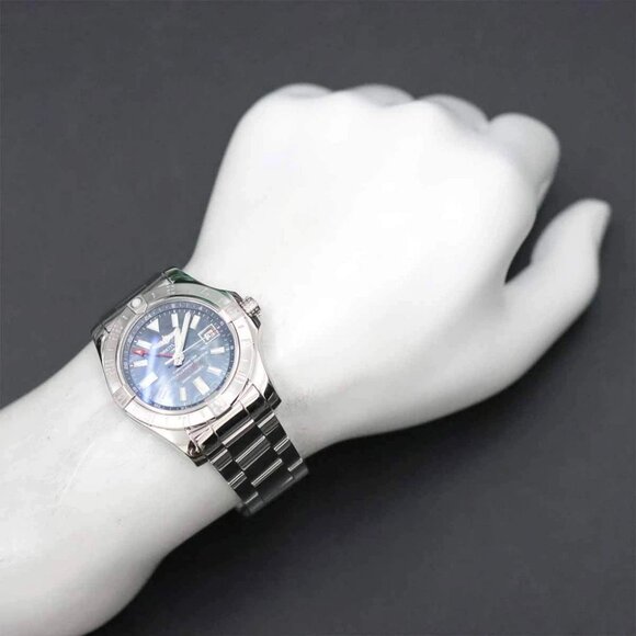 BREITLING Avenger II GMT A32390 Japan Limited Blue Shell Dial Mens 90247521 - Picture 4 of 7